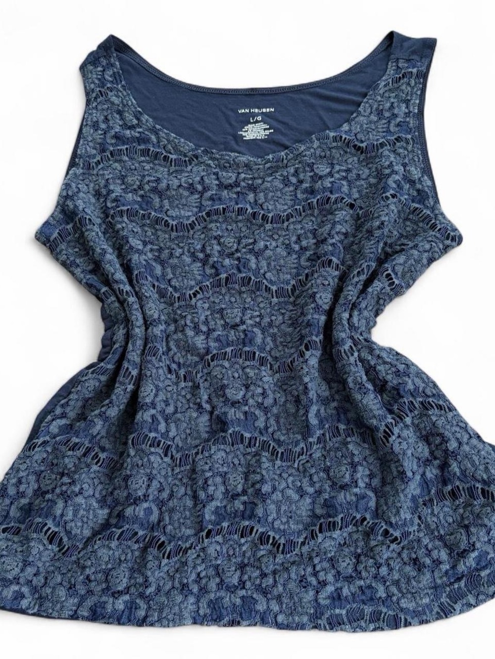 Van Heusen Blue Lace Tank